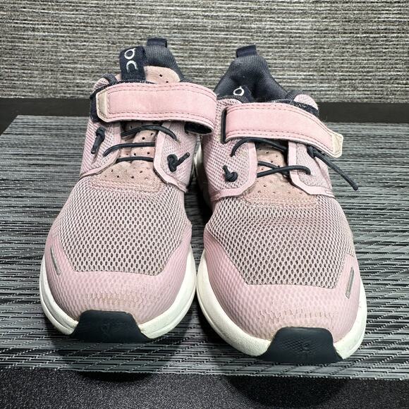 On Cloud Play Sneakers Kids Shoes Size K13 Pink Zephyr White 3KD11431210 - Picture 4 of 16